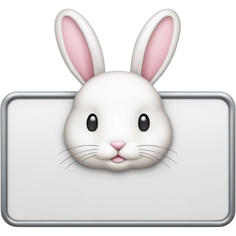 make a white billboard with the text “bun you” inside lt without a bunny just the text  emoji