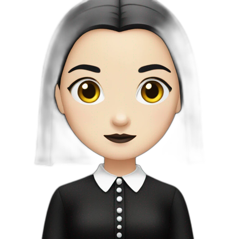 Wednesday Addams emoji