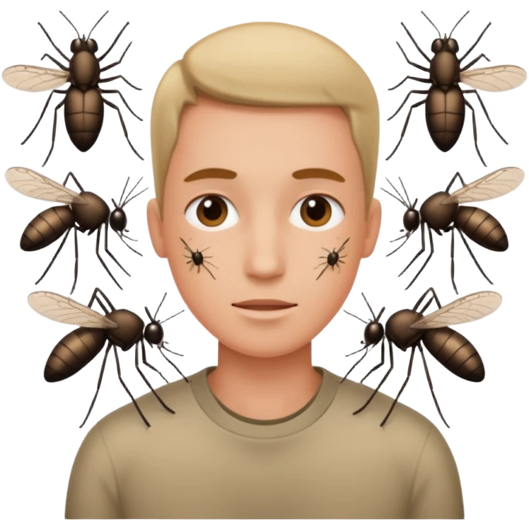 Moi en moustiques  emoji