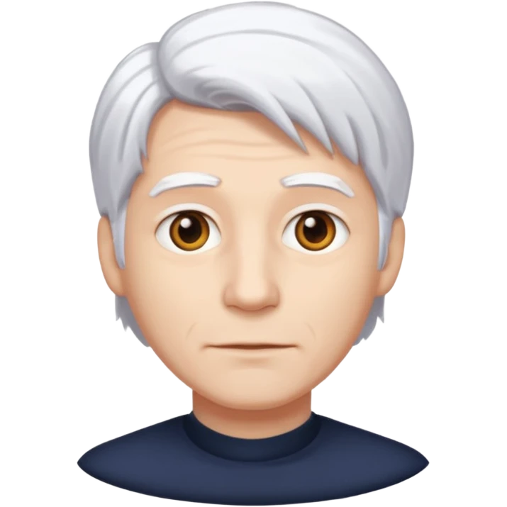 make him white hairs emoji