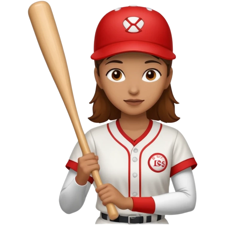 woman baseball player emoji
