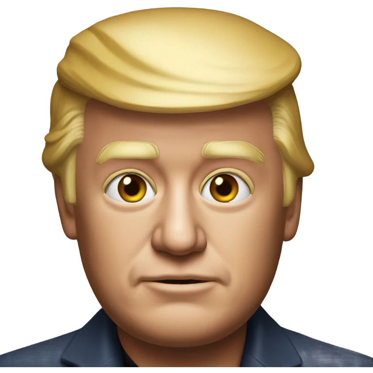 Donald Trump photorealistic emoji