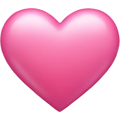 Pink heart emoji