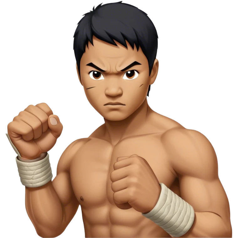 ​Cinematic Realistic Portrait of Tony Jaa, a close-up depiction capturing his intense, determined expression and finely detailed features, rendered with dramatic natural lighting that emphasizes his rugged athleticism and unmistakable martial arts presence, emoji
