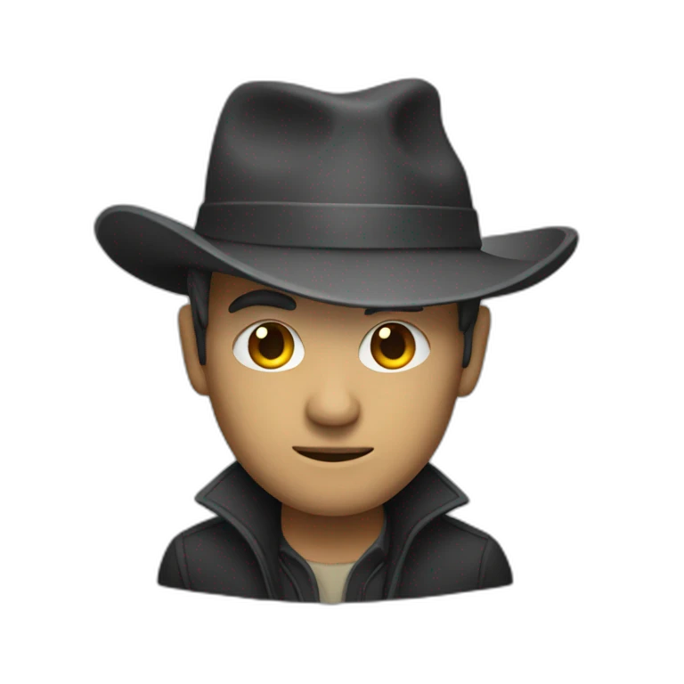 mysterious man emoji