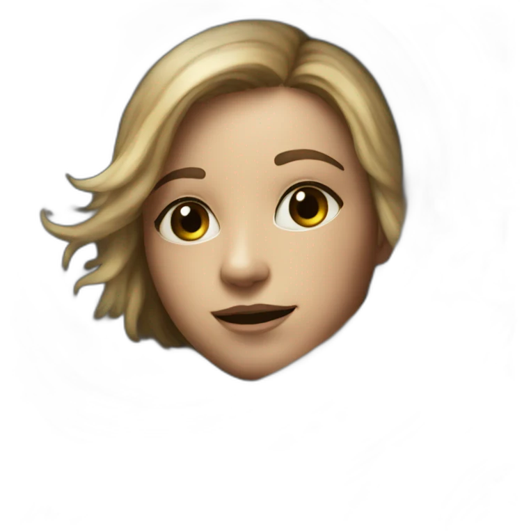 white astronaut in space emoji