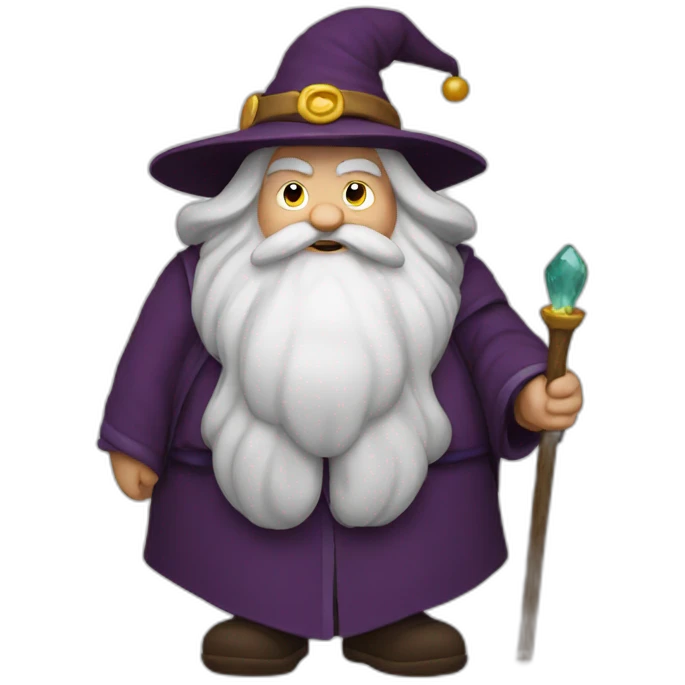 Fat wizard emoji