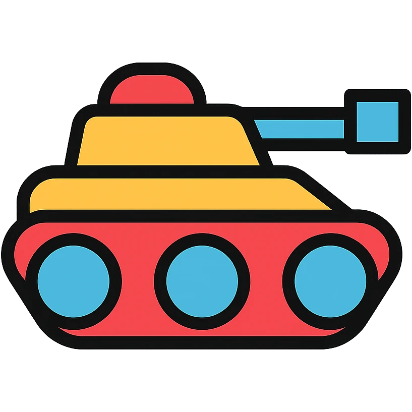 colored tank icon emoji