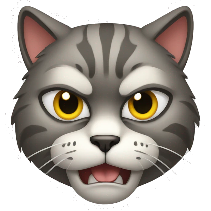 angry cat emoji