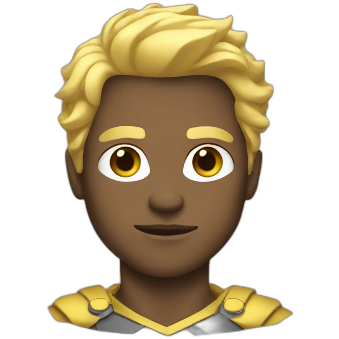 superhero with blonde hair emoji