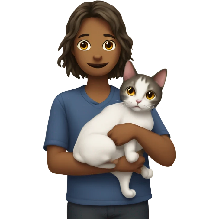 SOS with a cat emoji