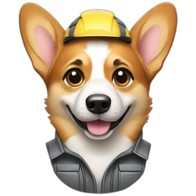 Corgi-engineer emoji