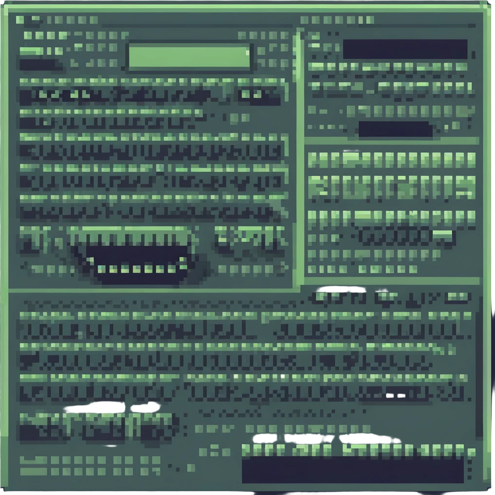 Add pixel style code elements on the screen and desktop, keeping pixel art style with retro tones and a simple background, maintaining transparent background. emoji