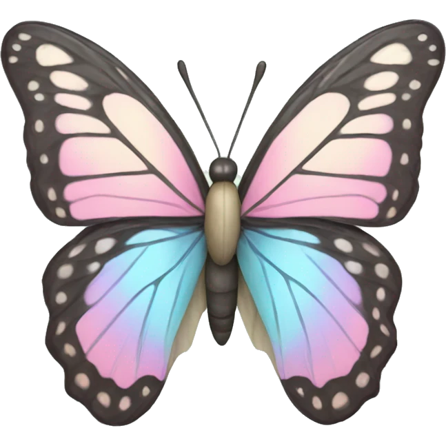 Pastel butterfly emoji