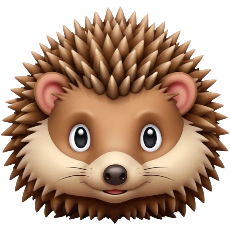 Кудрявый ёжик emoji
