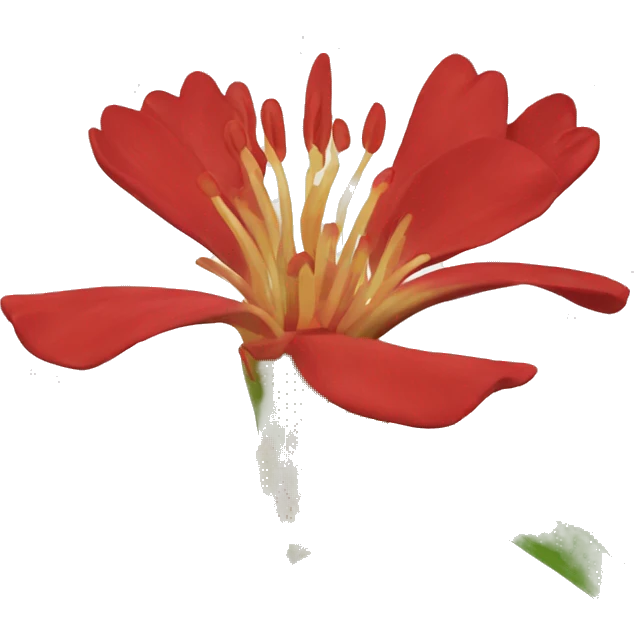 jengibre rojo flower emoji