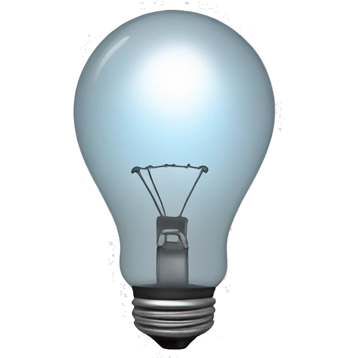 Light bulb emoji