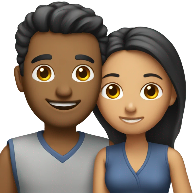 Couple doing a puzzle  emoji