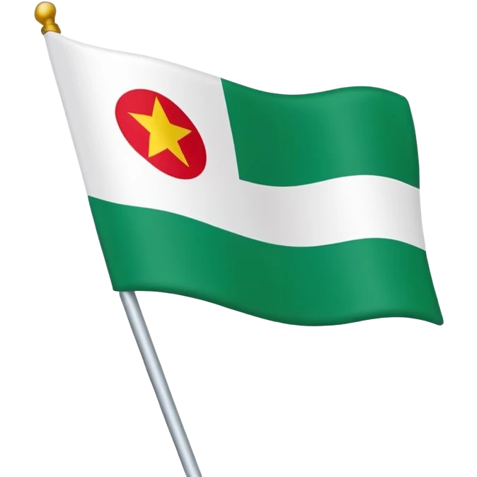 Khabarovsk Krai flag simple design emoji