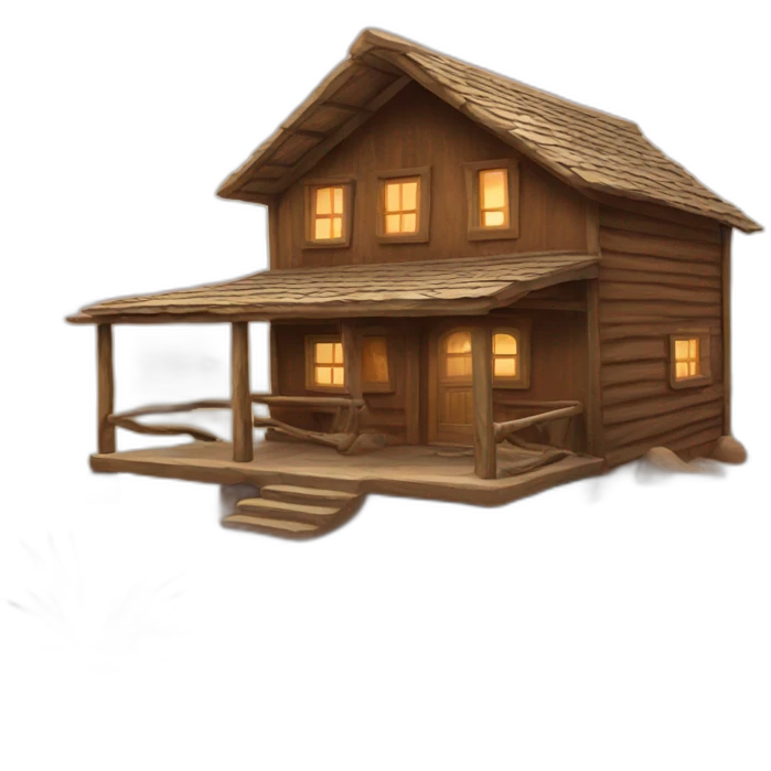 desert cabin emoji