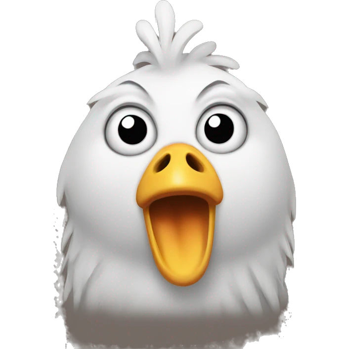 Crying chicken  emoji