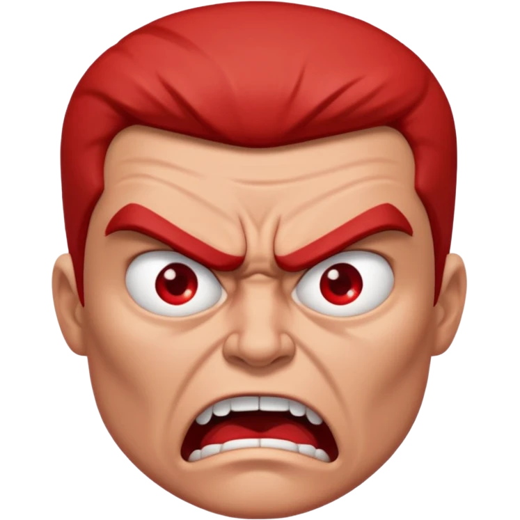 Super angry emoji