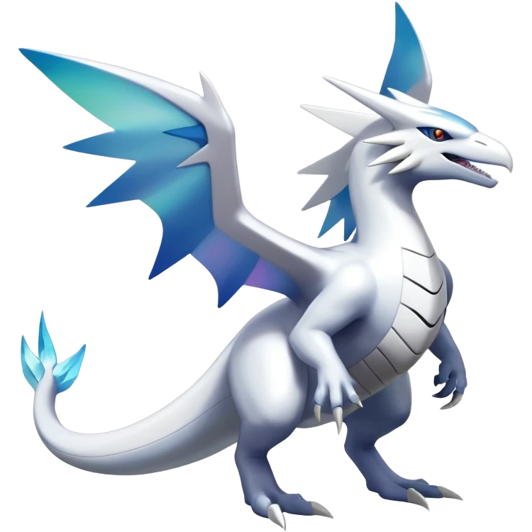 Modern Latios-Lugia-Kyurem-Reshiram-Creature, (full body) emoji