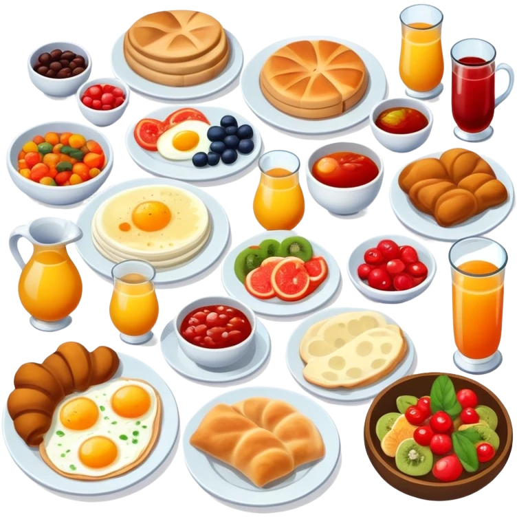 Turkish breakfast emoji