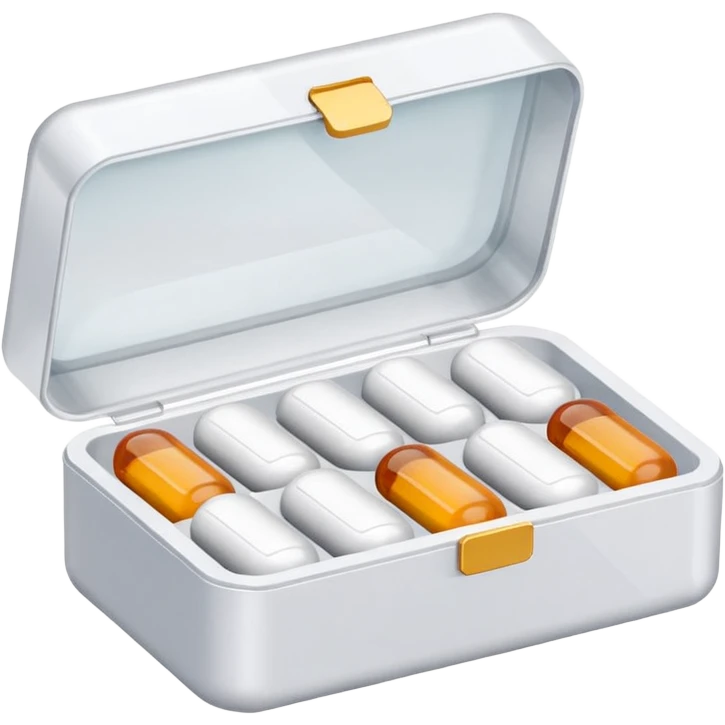 medicine pills in a box emoji
