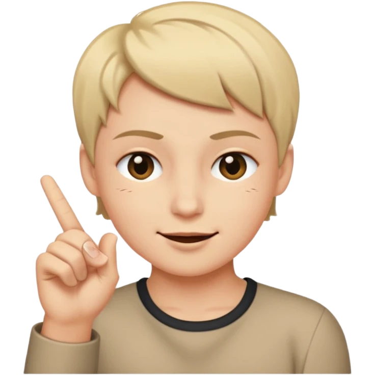 blink with one eye with hand pointed  emoji