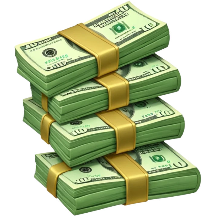 Falling value of the dollar emoji