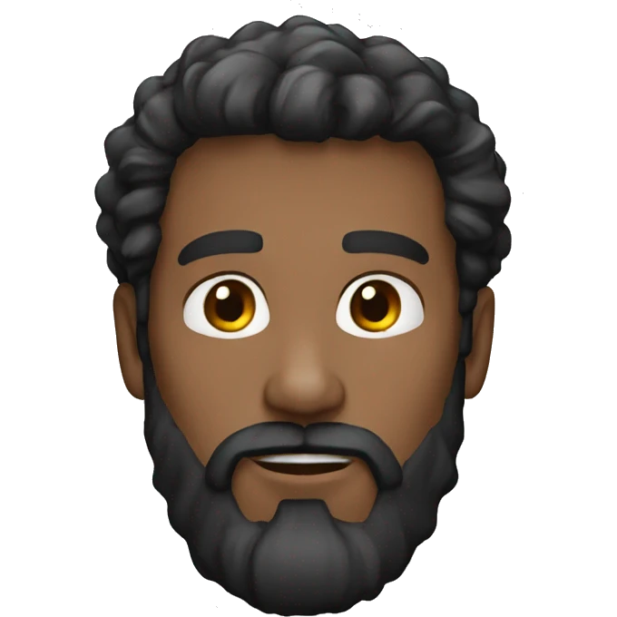 dark hair with beard 30 yeard old boy emoji