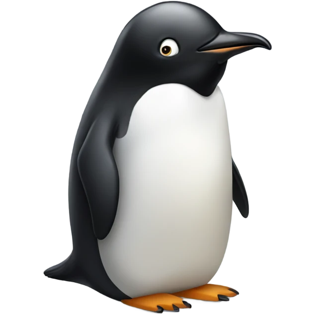 sad penguin emoji