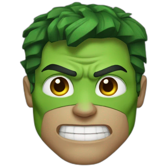 Batman with hulk powers emoji