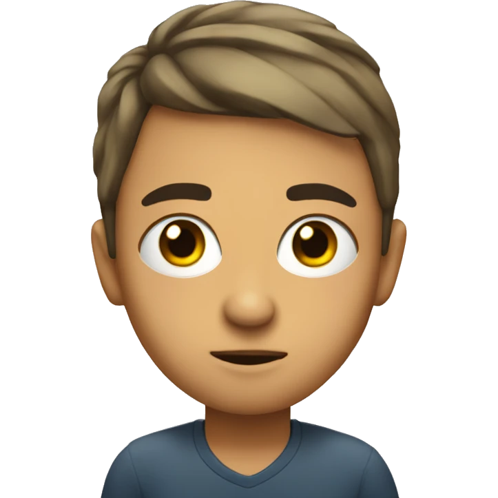 Cara de asco con side eye emoji