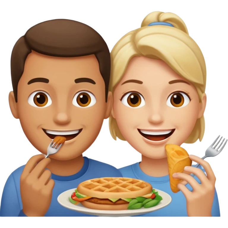 i want two person nicke eatche athore emoji