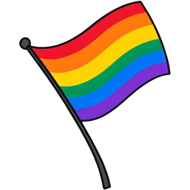 pride flag emoji