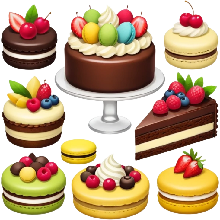 buffet desserts emoji