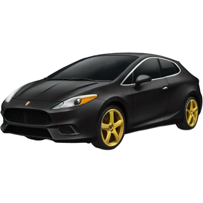 Black Lanborghini emoji