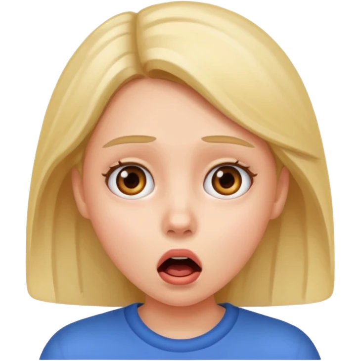 Girl shocked  emoji