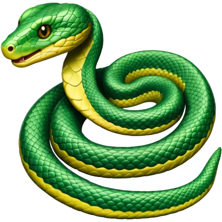 coiled snake reptile emoji