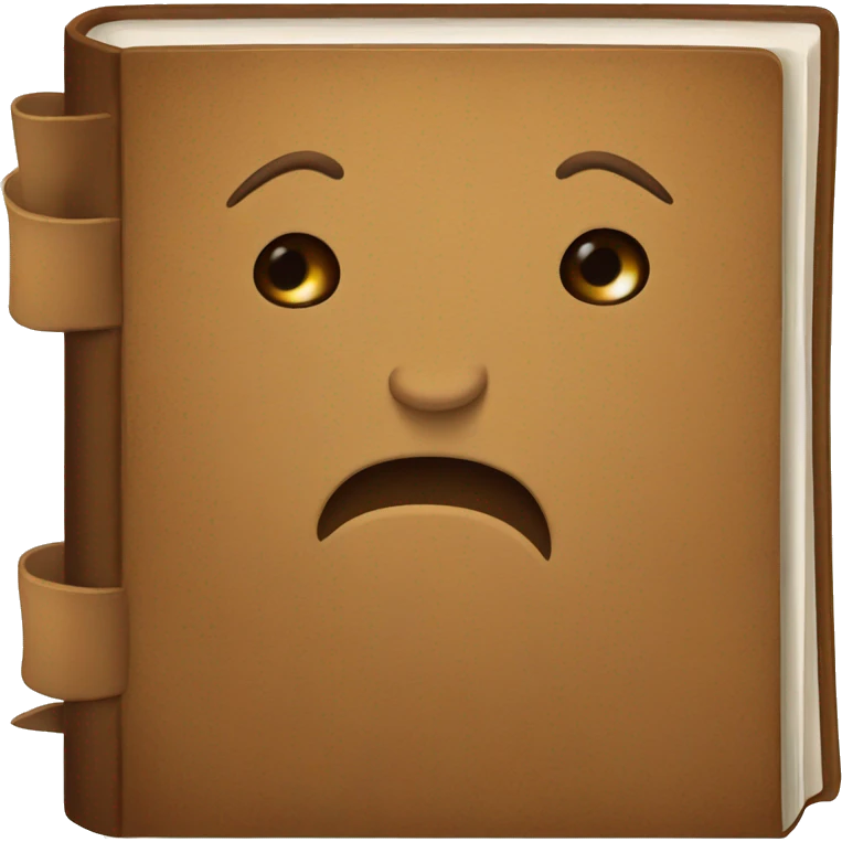 brown book emoji
