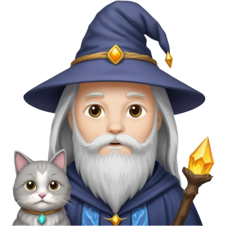 wizard and pet emoji