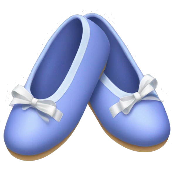 Periwinkle ballet shoes emoji
