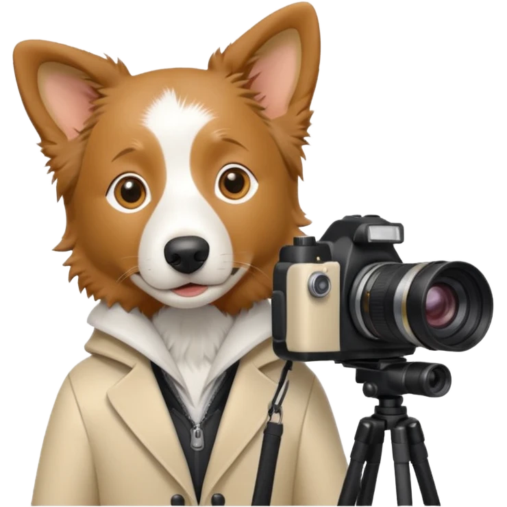 border collie fotografo emoji