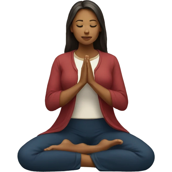 woman praying emoji
