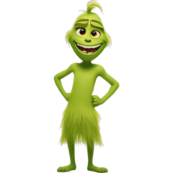 joy ( from inside out ) x grinch has yellow skin emoji
