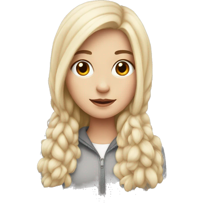 white girl who is warm emoji