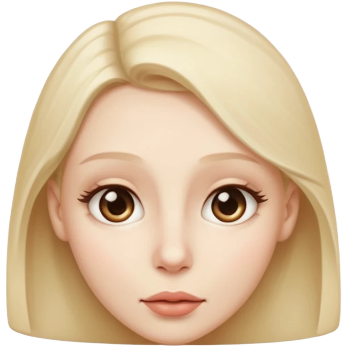 Whispering face emoji