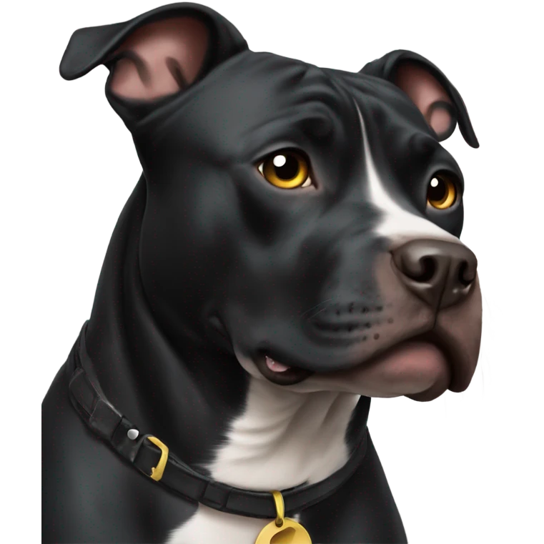 black pitbull  emoji